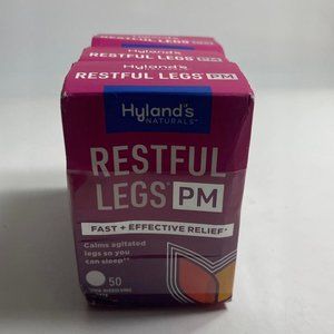 Hylands Natural Formulated Fast Acting Restful Legs PM Quick Dissolve 50 Tablets